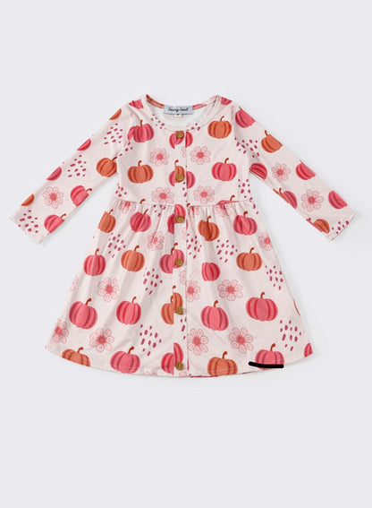 Daisies & Pumpkins Dress