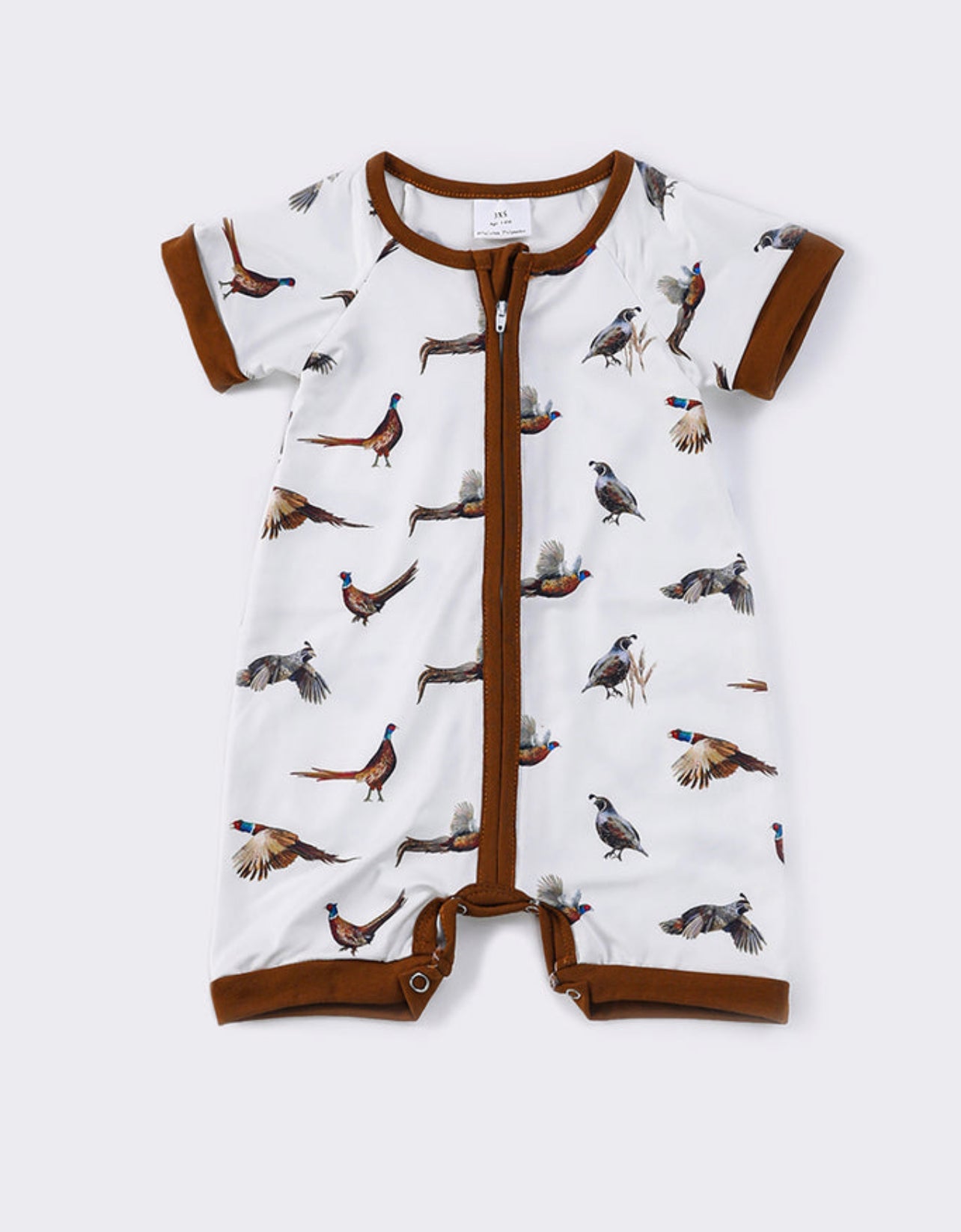 Brown Mallard Romper