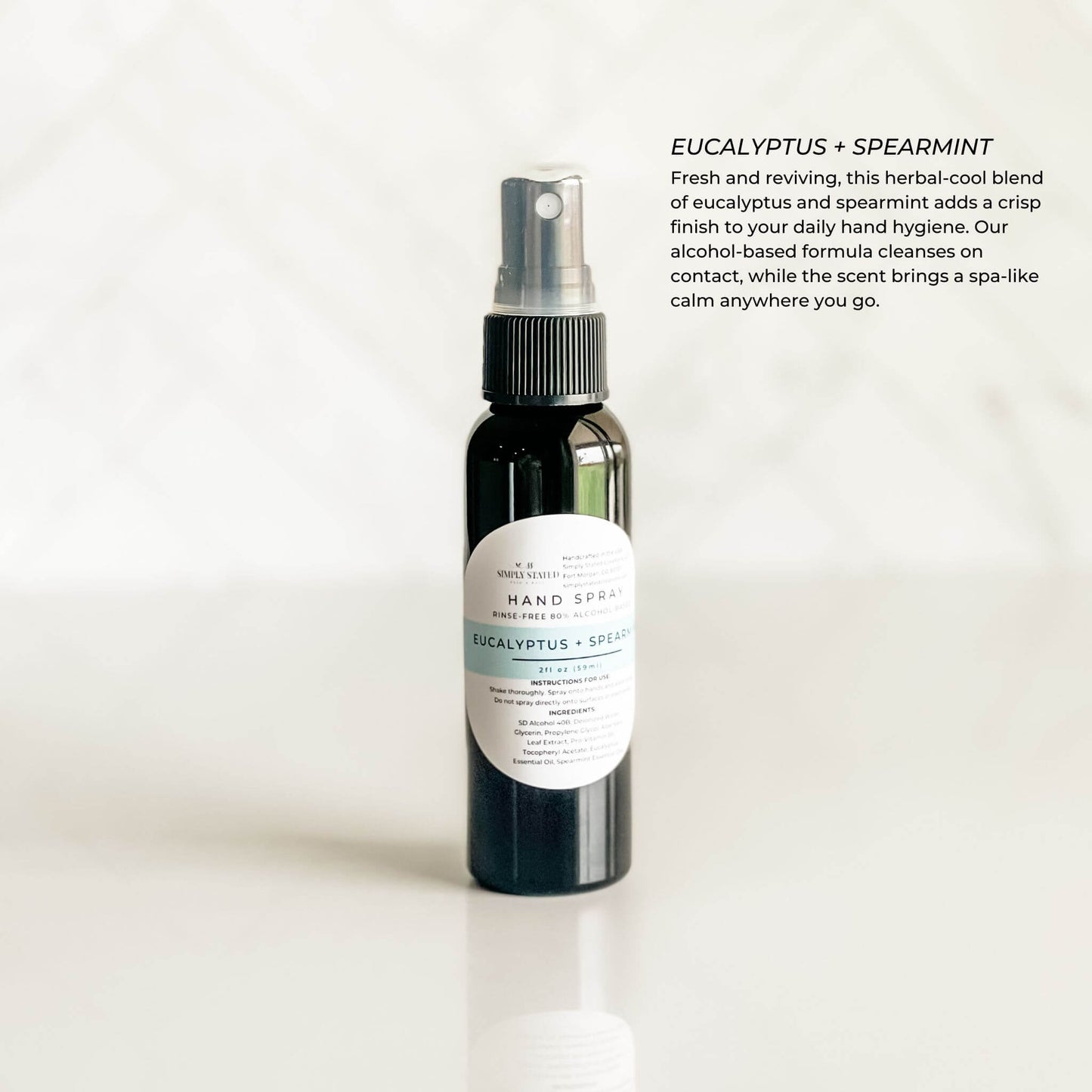 Hand Spray (80% Alcohol-Based, Rinse-Free)