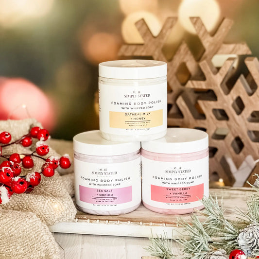 Signature Foaming Body Polish – 3-in-1 Cleanse, Exfoliate & Moisturize