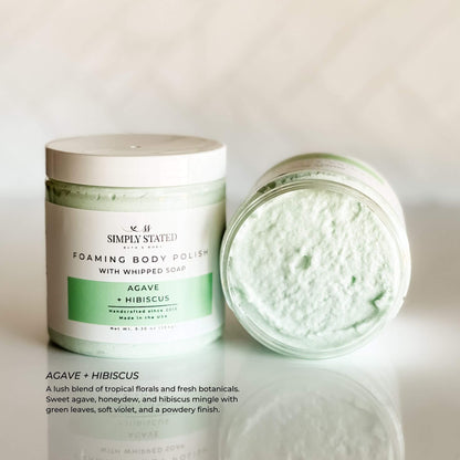 Summer Foaming Body Polish – Exfoliating & Softening Sugar Scrub