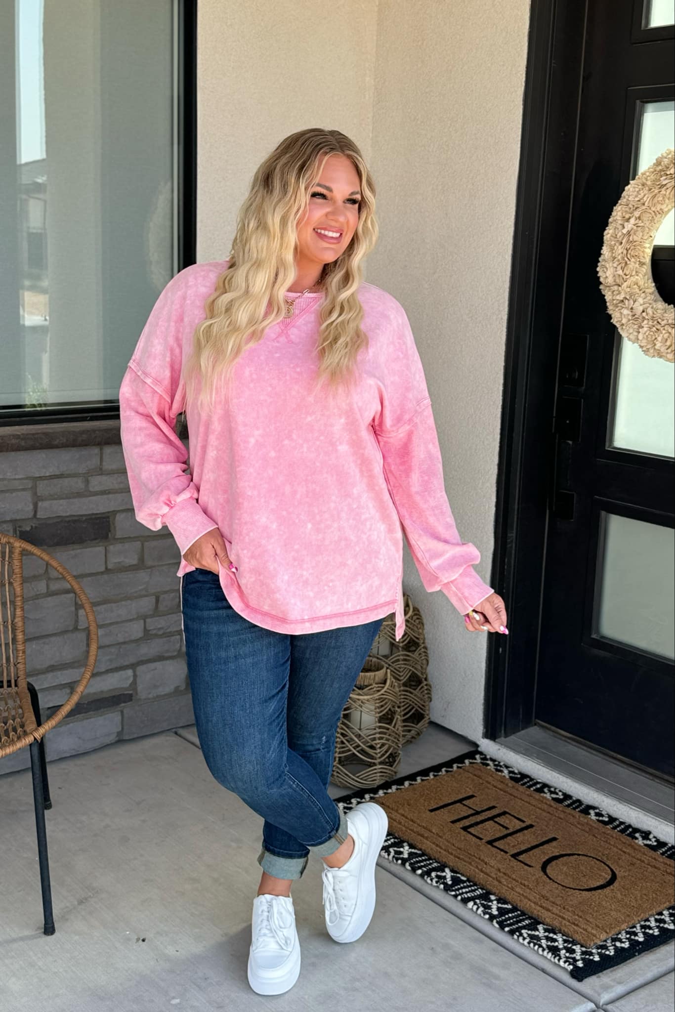 PREORDER: Best Selling Luna Mineral Wash Sweatshirt in Two Colors