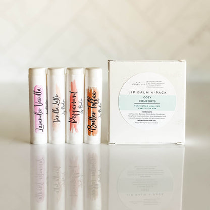 Lip Balm 4-Pack: Candy Shop