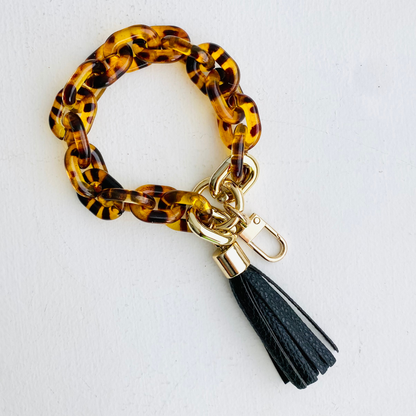 Chain Link Bangle Keychain | 3 colors