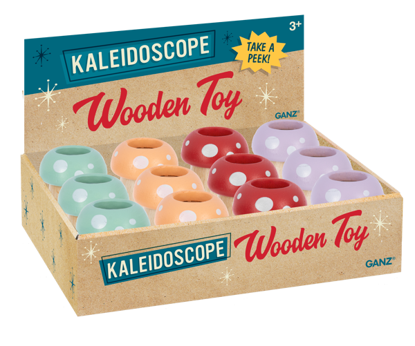 Wooden Mushroom Kaleidoscopes