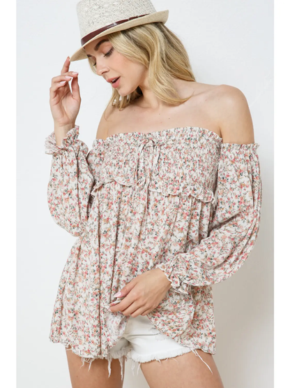Chenille Off The Shoulder