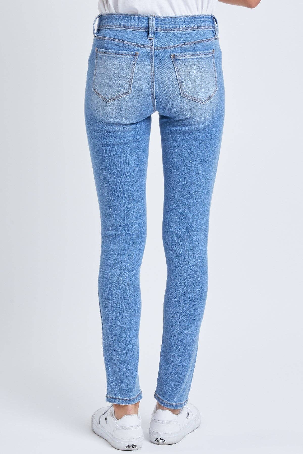 Girls Faux Front Pocket Skinny Jean