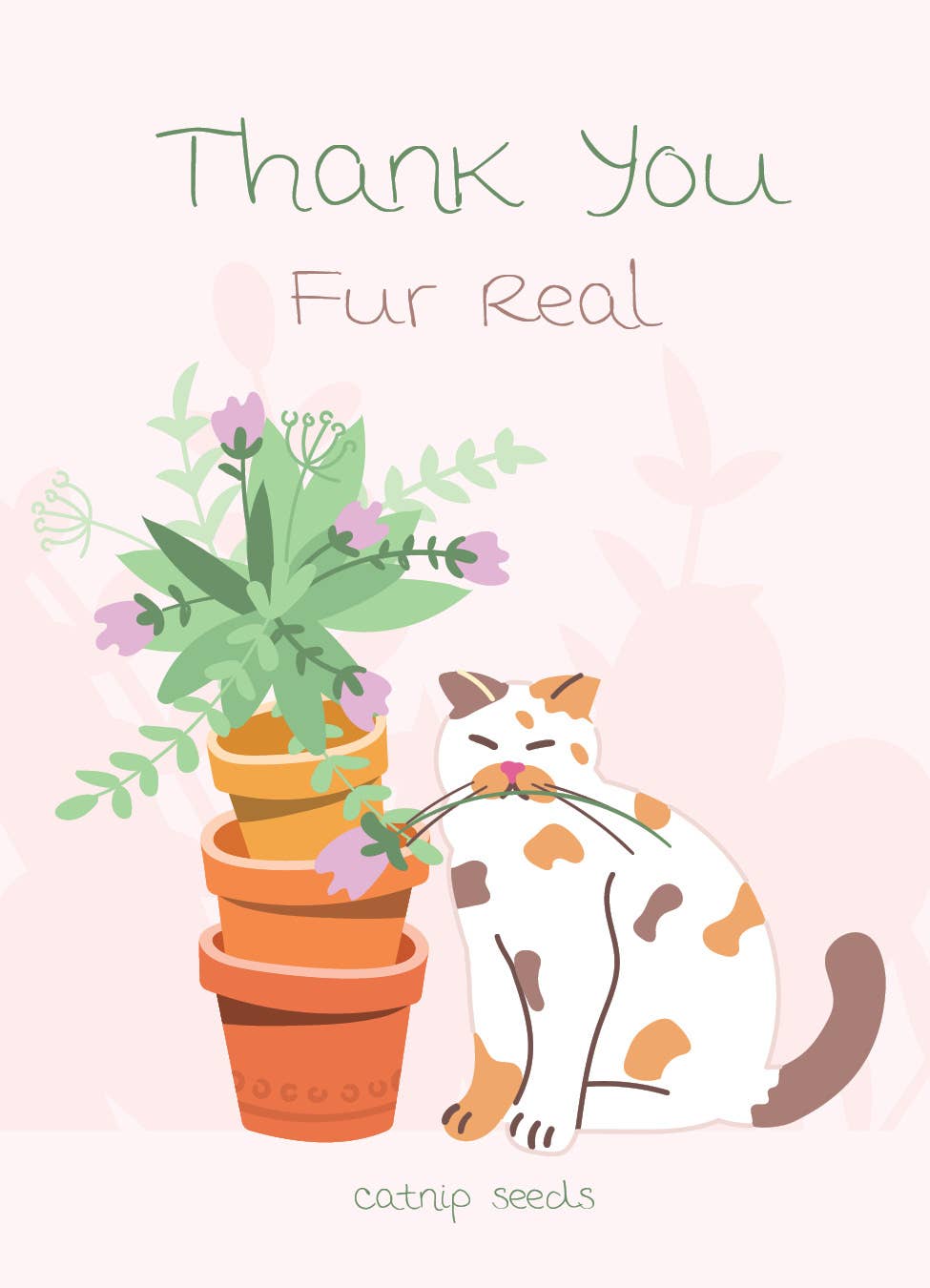 Thank You Fur Real - Catnip Seed Packets